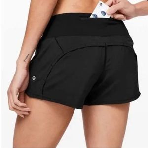 Lululemon Run Times Black Shorts Size 2